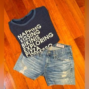 AG size 24R The Nikki Short- jean shorts